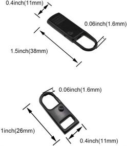 img 3 attached to 🧳 Suitcase Luggage Backpacks with Replacable Zippers