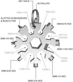 img 2 attached to Snowflake Stainless Screwdriver Snowflakes Multitool