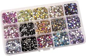 img 3 attached to Summer Ray Assorted Pointed Rhinestones Storage