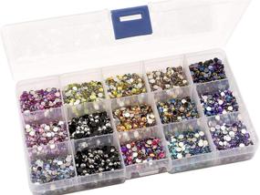 img 1 attached to Summer Ray Assorted Pointed Rhinestones Storage