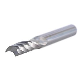 img 1 attached to 1 Inch Cutting Length SpeTool Single Flute Spiral End Mill Aluminum Cutter Carbide Router with 1/4 Inch Shank for Aluminum, Acrylic, PVC, MDF, and Plastic