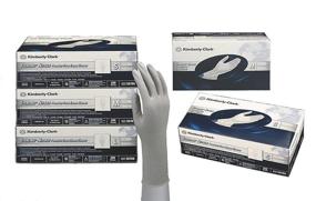 img 1 attached to 🧤 Halyard Health 50708 KC300 Nitrile Exam Gloves, Large, Sterling Gray, Pack of 200