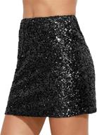 💃 shimmer in style: verdusa women's above sequin sparkle skirts for women's clothing logo