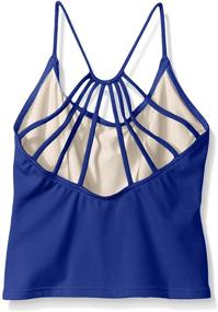 img 1 attached to 👚 Shop for Capezio Girls' Team Basics Strappy Halter Camisole Online