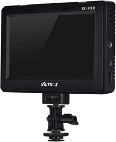 img 4 attached to 📷 VILTROX DC-70 II 4K HDMI Field Monitor: High-Resolution TFT LCD HD Video Monitor with AV Input for DSLR Camera Canon Nikon - Includes Rechargeable NP-F550 Battery + Charger