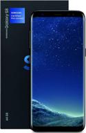 📱 samsung galaxy s8 64gb midnight black - fully unlocked (renewed) - enhanced features at a great price logo
