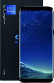 img 4 attached to 📱 Samsung Galaxy S8 64GB Midnight Black - Fully Unlocked (Renewed) - Enhanced Features at a Great Price