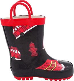 img 2 attached to NORTY Firetrucks Waterproof Rainboot 40739 9MUS - Shop Boys' Toddler Shoes online