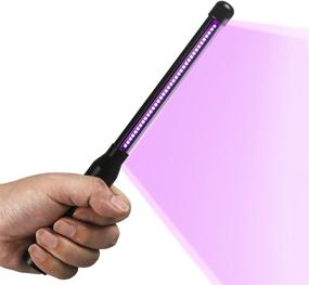 img 3 attached to 🔦 Black Light Pet Urine Detection - SMD LED UV Wand with Lithium Ion Battery - 395nm Ultraviolet Blacklight Flashlight for Stains, Parties, Scorpions, and Authentication – 3W