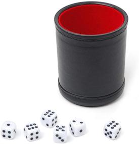 img 2 attached to 🎲 Felt-Lined Professional Dice Cup: A Must-Have for Dice Game Enthusiasts