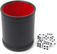 🎲 felt-lined professional dice cup: a must-have for dice game enthusiasts logo