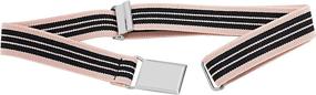 img 3 attached to Buyless Fashion Adjustable Elastic Stretch Boys' Accessories : Belts