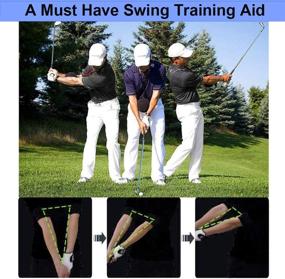 img 1 attached to 🏌️ Golf Training Aid Set: Improve Your Golf Swing and Posture with Smart Inflatable Ball and Adjustable Lanyard Teaching Trainer Aid for Men and Women Beginners