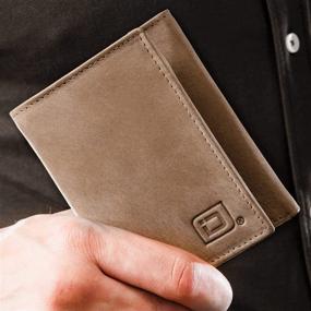 img 1 attached to Extra Capacity Trifold Wallet Men Men's Accessories