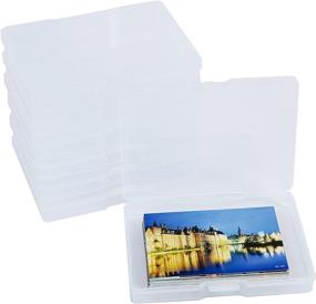 img 2 attached to 📷 5x7 Photo Box Storage and Craft Keeper - 7 Inner Photo Organizer Cases - Clear Photos Storage Containers