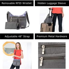 img 2 attached to 👜 Сумка Satchelli Crossbody Blocking Wristlet: модные сумки и кошельки для путешествий для женщин
