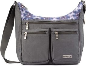 img 3 attached to 👜 Сумка Satchelli Crossbody Blocking Wristlet: модные сумки и кошельки для путешествий для женщин