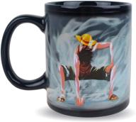 ☕️ one piece luffy heat-sensitive ceramic coffee mug - beneu changing cup for coffee logo