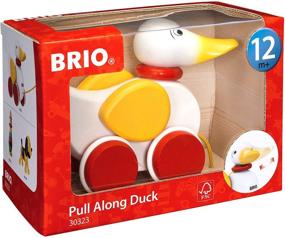 img 2 attached to BRIO World - 30323 Pull Along Duck Baby Toy (White) - Ideal Companion for Toddlers, Enhancing Playtime Experience