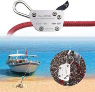 ⚓️ topknot boat anchor: quick release in 1 second (rope not included) - stainless steel anchor hook for boats, beach & knotless anchoring system - holds 7000lbs логотип