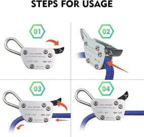 img 3 attached to ⚓️ TOPKNOT Boat Anchor: Quick Release in 1 Second (Rope Not Included) - Stainless Steel Anchor Hook for Boats, Beach & Knotless Anchoring System - Holds 7000lbs