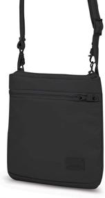 img 4 attached to 🔒 Optimized for SEO: Black Pacsafe Citysafe CS50 Anti-Theft Cross-Body Purse