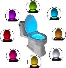 img 3 attached to 🚽 The Original Toilet Night Light Tech Gadget: Motion Sensor LED Lighting for a Fun Bathroom Experience!