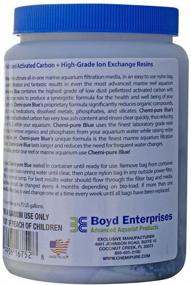 img 2 attached to 🐠 Boyd Enterprises Chemi-Pure Blue Aquarium Filtration Media, 11-Ounce (2 Pack)