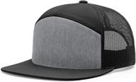 richardson men's seven-panel trucker cap (168) - stylish and functional headwear for men logo