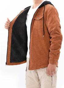img 1 attached to 🧥 Sherpa Flannel Jacket with Shirt Jac Lining: Ultimate Comfort for Men's Clothing and Shirts