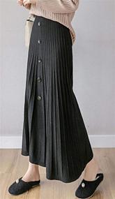 img 2 attached to GGUHHU Elegant Stretched Pleated Knitting Women's Clothing