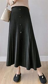 img 3 attached to GGUHHU Elegant Stretched Pleated Knitting Women's Clothing