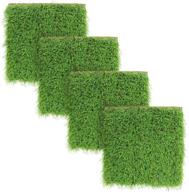 🐔 rural365 synthetic nesting box pads - artificial turf squares for chicken coop laying boxes, 12in x 12in logo