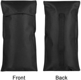 img 3 attached to 🛠️ Hemoton 2pcs BBQ Tool Storage Bags - Barbecue Hardware Tool Holder Pouches for Camping, Backyard Barbecue - Black, 18.7x8.2 inches