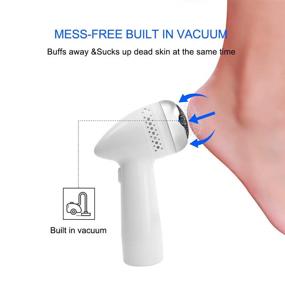 img 2 attached to 🦶 CGBE Electric Foot Callus Remover with Vacuum Technology - Portable Rechargeable Foot Grinder for Dead Hard Cracked Dry Skin - Pedicure Tool Kit Foot Care with Feet Sander - Ideal Gift Upgrade