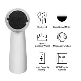 img 3 attached to 🦶 CGBE Electric Foot Callus Remover with Vacuum Technology - Portable Rechargeable Foot Grinder for Dead Hard Cracked Dry Skin - Pedicure Tool Kit Foot Care with Feet Sander - Ideal Gift Upgrade