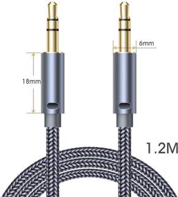 img 1 attached to ADLOKO Auxiliary Braided Compatible Headphones