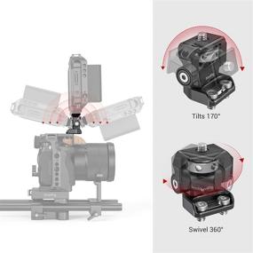 img 2 attached to Улучшите настройку монитора с кронштейном монитора SMALLRIG - поворот, наклон и регулировка для мониторов 5" и 7" (2904) 🛠️