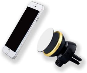 img 2 attached to 360° Rotation Magnetic Phone Car Mount for Any Cell Phone, Compatible with Air Vent