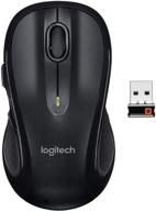 🖱️ logitech m510 wireless mouse – comfortable shape, usb unifying receiver, back/forward buttons, side-to-side scrolling, dark gray logo