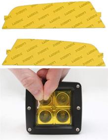 img 4 attached to Lamin-x Custom Fit Yellow Fog Light Covers: Enhance Your Ford Focus ST (15-) Safety and Style