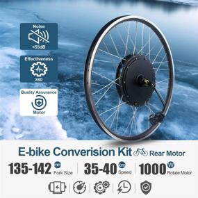 img 3 attached to Electric Bicycle Conversion Brushless Speedmeter Sports & Fitness