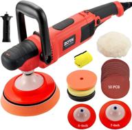 🚗 zota double torque 1200w rotary polisher, 6-inch/7-inch car polisher with 6 variable speed, soft start, ideal for car polishing, waxing, sanding, sealing glaze logo