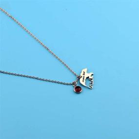 img 1 attached to Zuo Bao Necklace Birthstone Birthday