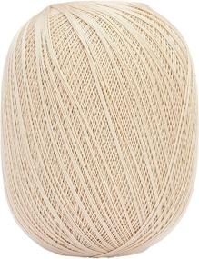 img 3 attached to 🧶 Aunt Lydia Jumbo Crochet Cotton, Natural (153.0226)