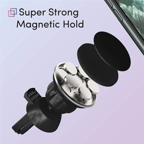 img 3 attached to 📱 2 Pack TalkWorks Air Vent Magnetic Car Mount – 360 Rotation Cell Phone Holder Magnet for Apple iPhone 11, 11 Pro/Max, XR, XS/Max, X, 8, 7 & Android Samsung Galaxy