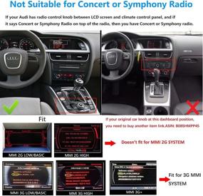 img 2 attached to 🚗 Wireless Carplay Android Auto Retrofit Kit for Audi A4 A5 S4 S5 RS4 RS5 Q5 2010-2016 with 3GMMI Factory Screen Update, Supports Mirrorlink, Siri, Original Control, Camera