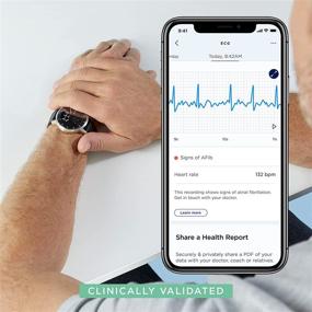 img 1 attached to 💓 Enhanced Health Monitoring: Withings ScanWatch - Hybrid Smartwatch with ECG, Heart Rate Sensor & Oximeter