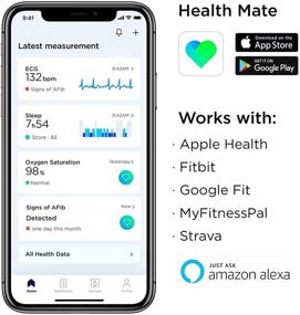 img 3 attached to 💓 Enhanced Health Monitoring: Withings ScanWatch - Hybrid Smartwatch with ECG, Heart Rate Sensor & Oximeter