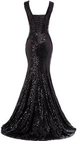 img 3 attached to 👗 Stunning LanierWedding Sequins Mermaid Bridesmaid Dresses: Shop Women's Clothing and Dresses